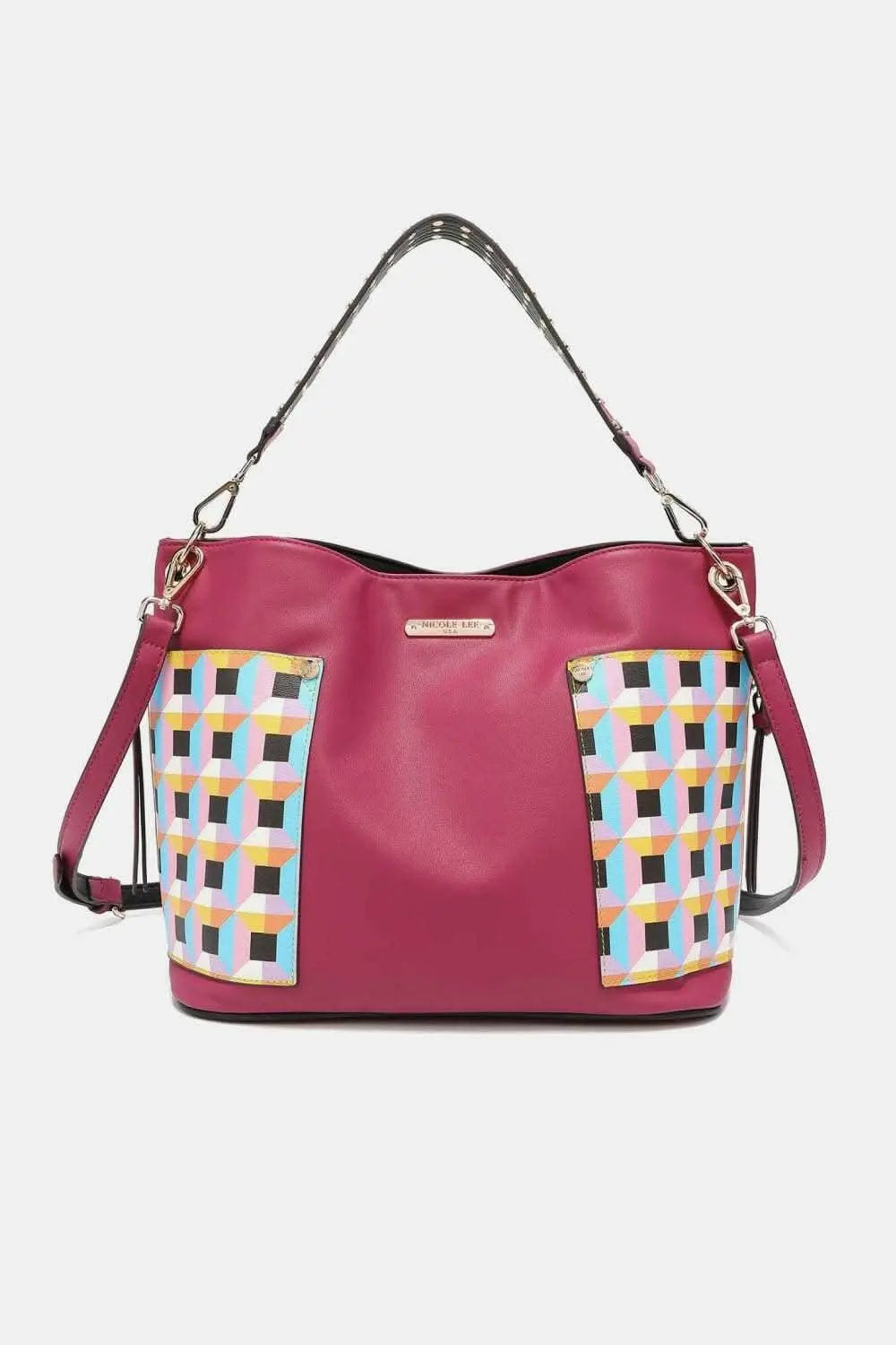 Nicole Lee vegan leather handbag set - Love Salve